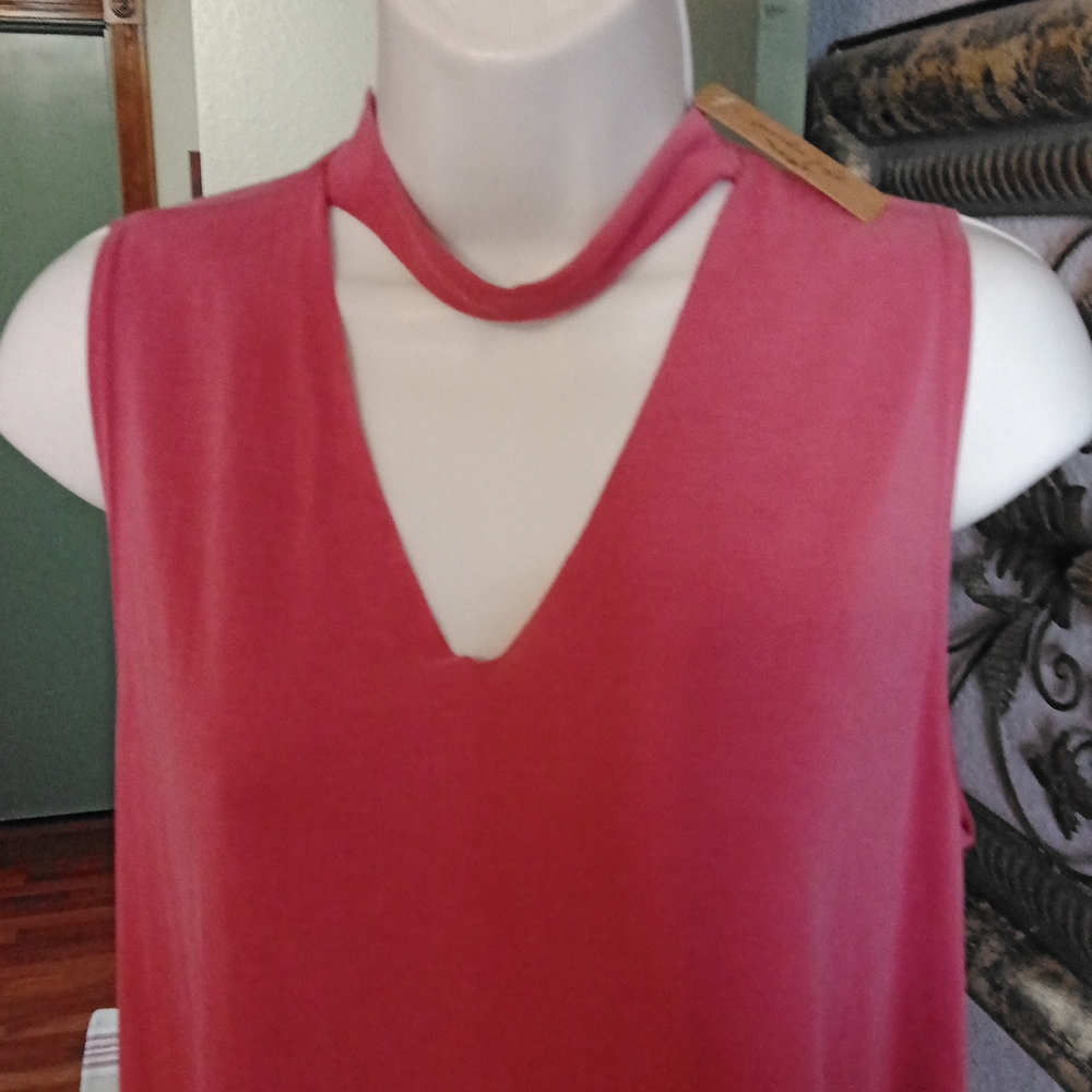 NWT Anthropologie Lavender Field Statement Neckline Rose Colored SL Top Sz S - Picture 2 of 11